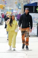 MAYA JAMA and Ben Simmon Out for Lunch Date at Edward