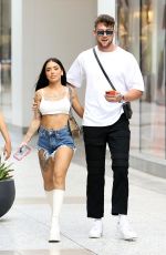 MC MIRELLA and Harry Jowsey Out at Century City Mall in Los Angeles 04/26/2022