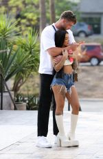 MC MIRELLA and Harry Jowsey Out at Century City Mall in Los Angeles 04/26/2022