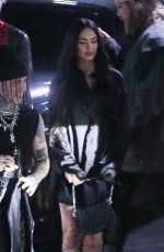 MEGAN FOX and MGK at Catch LA in West Hollywood 04/23/2022