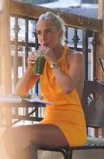 MEGAN MCKENNA at Urth Caffe in Los Angeles 04/08/2022