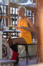 MEGAN MCKENNA at Urth Caffe in Los Angeles 04/08/2022