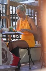 MEGAN MCKENNA at Urth Caffe in Los Angeles 04/08/2022