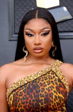 MEGAN THEE STALLION at 64th Annual Grammy Awards in Las Vegas 04/03/2022