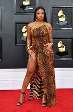 MEGAN THEE STALLION at 64th Annual Grammy Awards in Las Vegas 04/03/2022