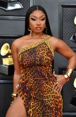 MEGAN THEE STALLION at 64th Annual Grammy Awards in Las Vegas 04/03/2022