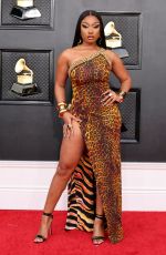 MEGAN THEE STALLION at 64th Annual Grammy Awards in Las Vegas 04/03/2022