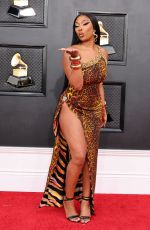 MEGAN THEE STALLION at 64th Annual Grammy Awards in Las Vegas 04/03/2022