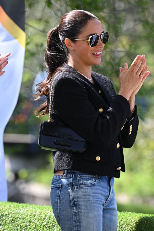 MEGHAN MARKLE at Land Rover Challenge at Invictus Games in Den Haag 04/16/2022