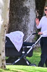 MIA GOTH Out with Her Baby at a Local Park in Pasadena 04/20/2022