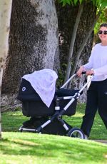 MIA GOTH Out with Her Baby at a Local Park in Pasadena 04/20/2022