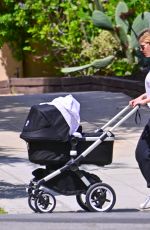 MIA GOTH Out with Her Baby at a Local Park in Pasadena 04/20/2022