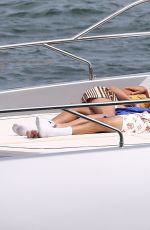 MIA REGAN and Romeo Beckham on Vacation in Miami 04/07/2022