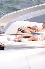 MIA REGAN and Romeo Beckham on Vacation in Miami 04/07/2022