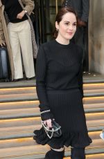 MICHELLE DOCKERY Heading to The One Show in London 04/26/2022