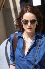 MICHELLE DOCKERY in Double Denim Out in London 04/24/2022