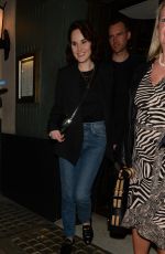 MICHELLE DOCKERY Leaves The Ivy Covent Garden in London 04/13/2022