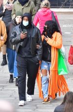 MICHI NOGAMI and Brandon Marshall on Vacation in Venice 04/03/2022