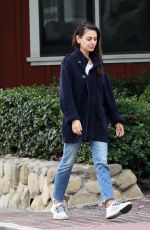 MILA KUNIS Out in Santa Barbara 04/04/2022