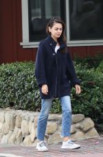 MILA KUNIS Out in Santa Barbara 04/04/2022