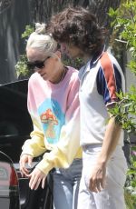 MILEY CYRUS and Maxx Morando Out in Los Angeles 04/19/2022