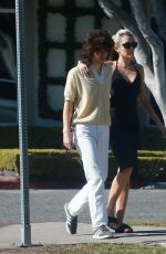 MILEY CYRUS and Maxx Morando Out in West Hollywood 04/14/2022