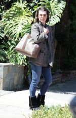 MILLA JOVOVICH Out and About in West Hollywood 04/13/2022
