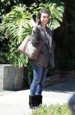 MILLA JOVOVICH Out Shopping on Melrose Place in West Hollywood 04/13/2022