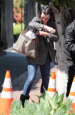 MILLA JOVOVICH Out Shopping on Melrose Place in West Hollywood 04/13/2022