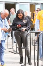 MINDY KALING Leaves Lakers Game at Crypto.com Arena in Los Angeles 04/03/2022