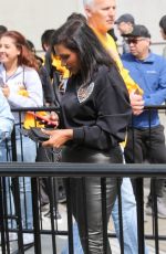 MINDY KALING Leaves Lakers Game at Crypto.com Arena in Los Angeles 04/03/2022
