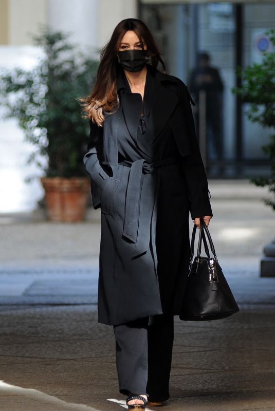 MONICA BELLUCCI Out Shopping in Milan 04/05/2022