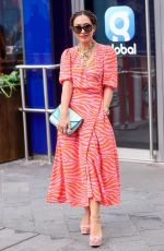 MYLEENA KLASS Leaves Smooth Radio in London 04/09/2022