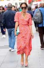 MYLEENA KLASS Leaves Smooth Radio in London 04/09/2022