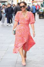 MYLEENA KLASS Leaves Smooth Radio in London 04/09/2022