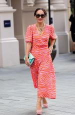 MYLEENA KLASS Leaves Smooth Radio in London 04/09/2022