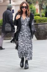 MYLEENE KLASS Arrives at Smooth Radio in London 04/02/2022
