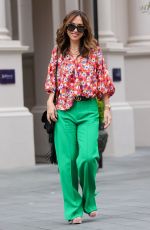 MYLEENE KLASS Arrives at Smooth Radio in London 04/29/2022