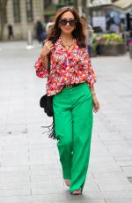 MYLEENE KLASS Arrives at Smooth Radio in London 04/29/2022