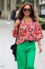 MYLEENE KLASS Arrives at Smooth Radio in London 04/29/2022