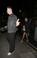 NADIYA BYCHKOVA Arrives at 34 Restaurant in London 04/14/2022