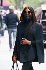 NAOMI CAMPBELL Out and About in New York 04/26/2022