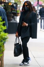 NAOMI CAMPBELL Out and About in New York 04/26/2022
