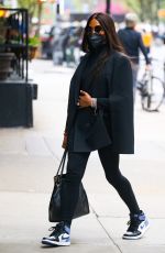 NAOMI CAMPBELL Out and About in New York 04/26/2022