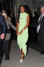 NAOMIE HARRIS Leaves The Man Who Fell to Earth Premiere in New York 04/19/2022