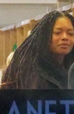 NAOMIE HARRIS Shopping at Planet Organic in London 03/30/2022