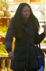 NAOMIE HARRIS Shopping at Planet Organic in London 03/30/2022