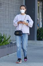 NATALIE PORTMAN Visits a Clinic in Los Angeles 04/13/2022