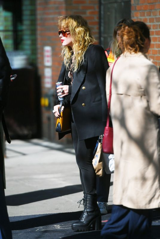 NATASHA LYONNE Out in New York 04/20/2022