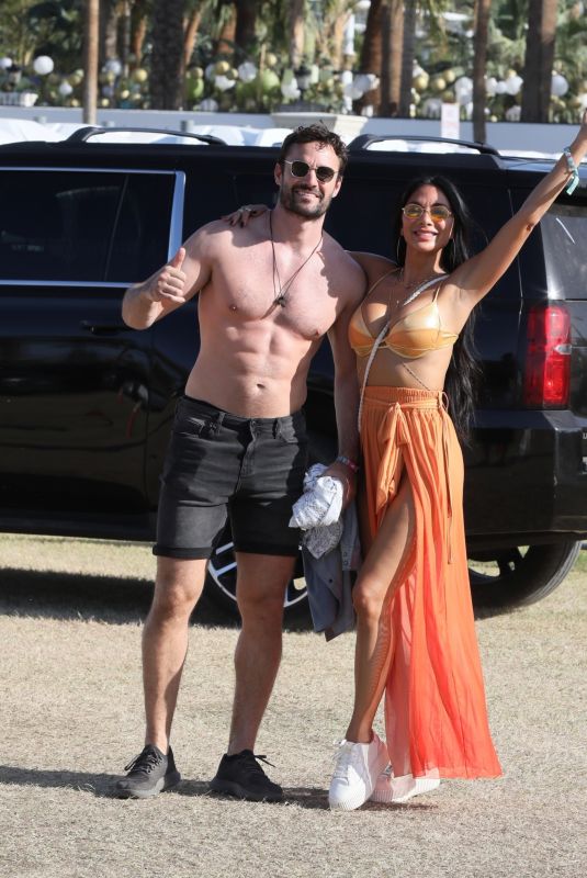NICOLE SCHERZINGER and Thom Evans at Coachella Festival in Indio 04/16/2022